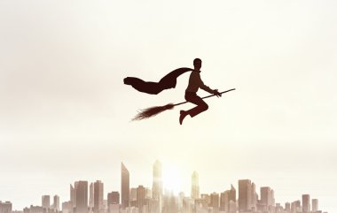 Adam binmek süpürge