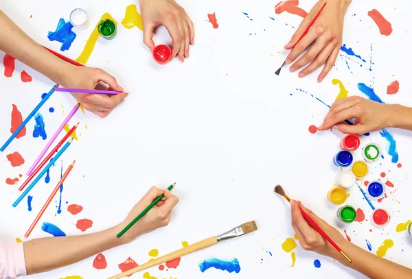 Schilderen en tekenen hobby — Stockfoto