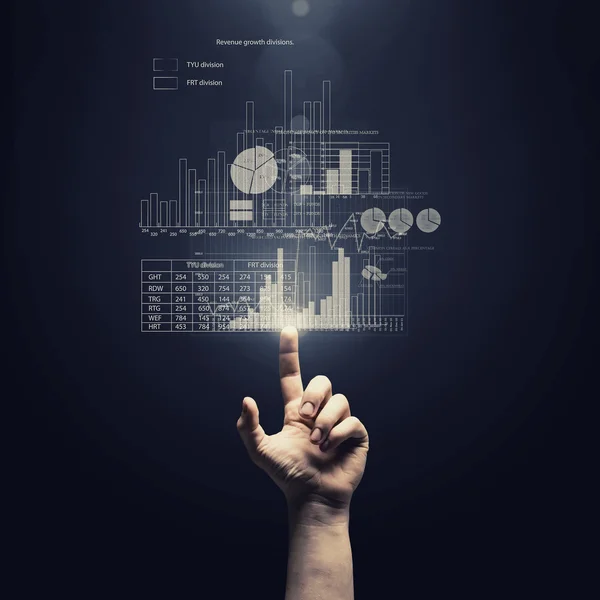 Gewinndiagramm — Stockfoto