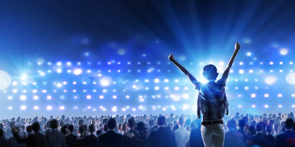 Performer on stage — Stock Photo, Image