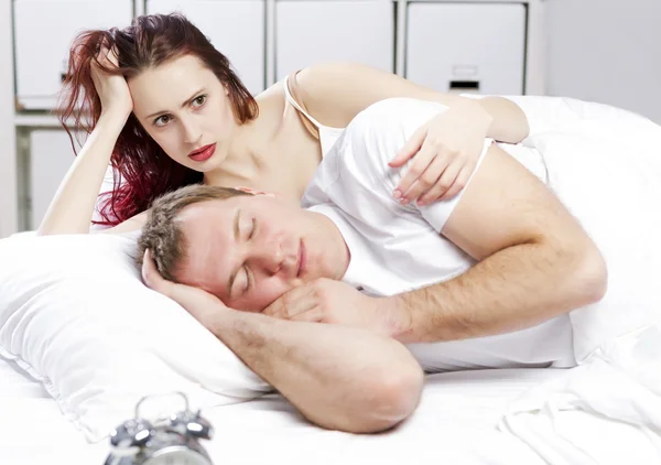 Germogli a letto — Foto Stock