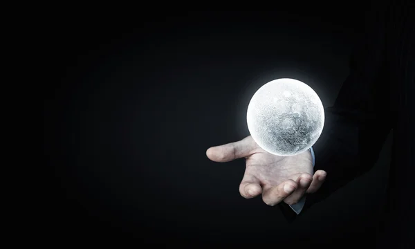 Planeta lua — Fotografia de Stock