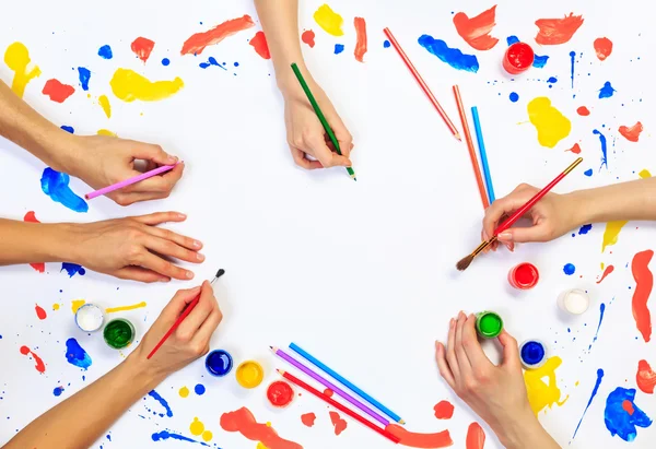 Schilderen en tekenen hobby — Stockfoto