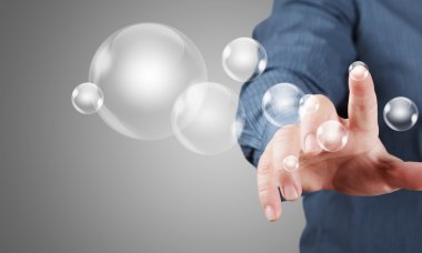 Simge dokunmadan parmak