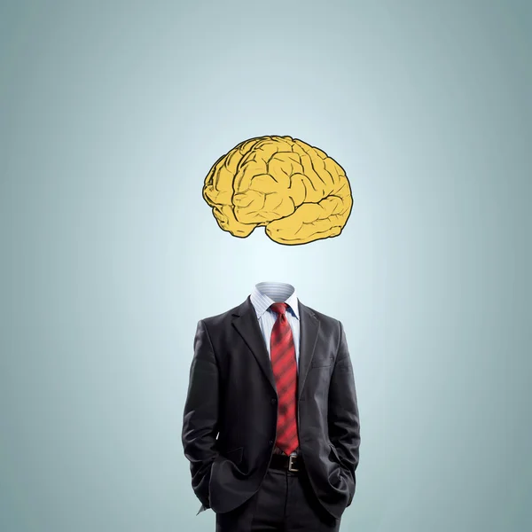 Homem de grande mente — Fotografia de Stock