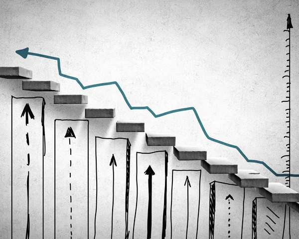 成長のはしご — ストック写真
