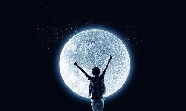 Full moon — Stock Photo, Image