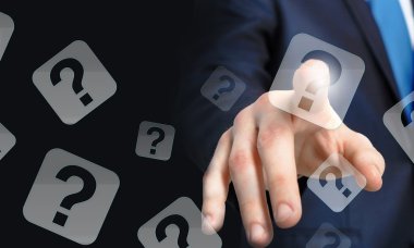 Simge dokunmadan parmak