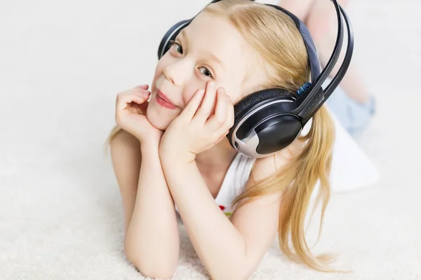 I like listen music — Stock Photo, Image