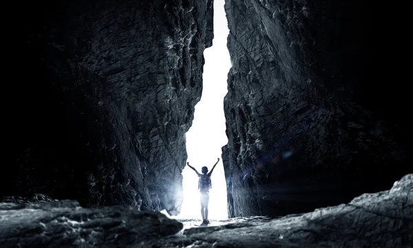 À luz do sucesso — Fotografia de Stock