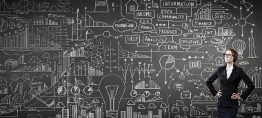 Blackboard kadına