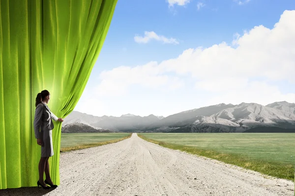 Seu caminho para o sucesso — Fotografia de Stock