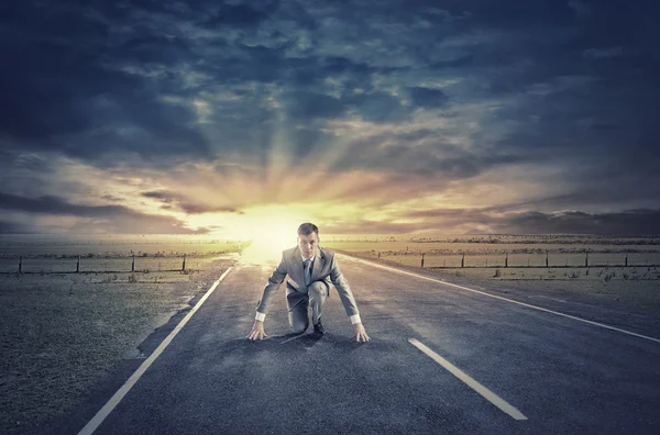 Bereit, sie herauszufordern — Stockfoto