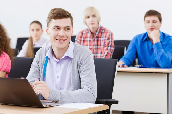 Students at lesson