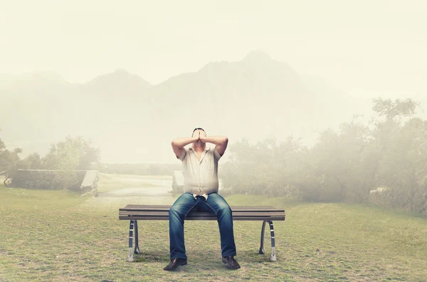 Fat man — Stock Photo, Image