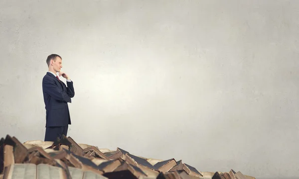 Pensive businessman — Stock Photo, Image