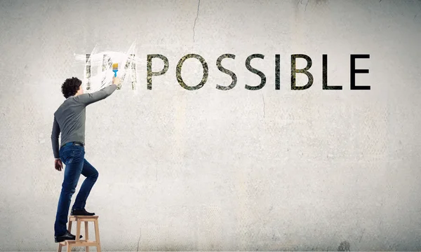Nada é impossível. — Fotografia de Stock