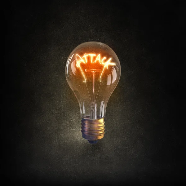 Glowing bulb — Stock Photo, Image