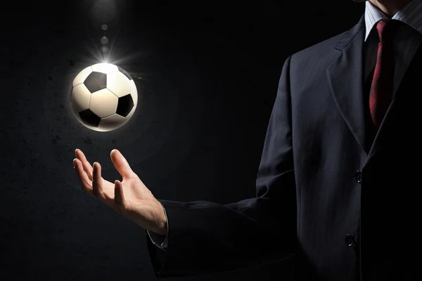 Gioco di calcio — Foto Stock