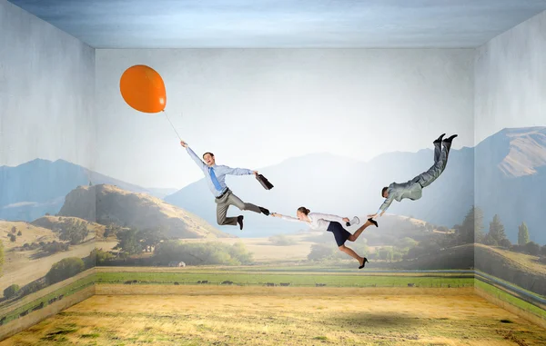 Fly från office — Stockfoto