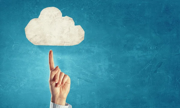 Il cloud computing — Foto Stock