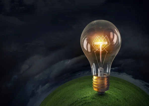 Glowing bulb — Stock Photo, Image