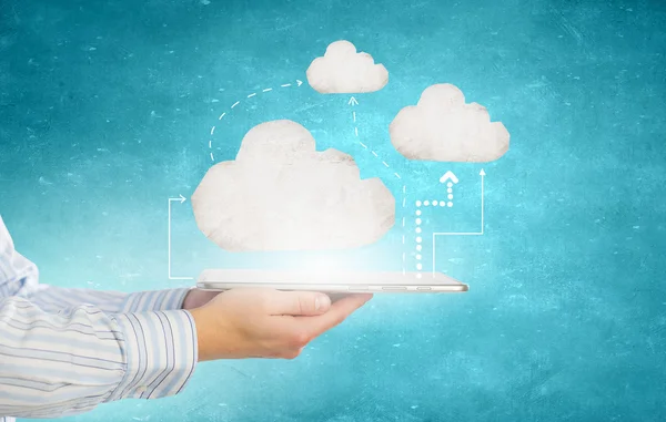 Il cloud computing — Foto Stock