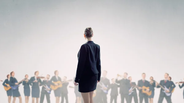 One man band — Stock Photo, Image