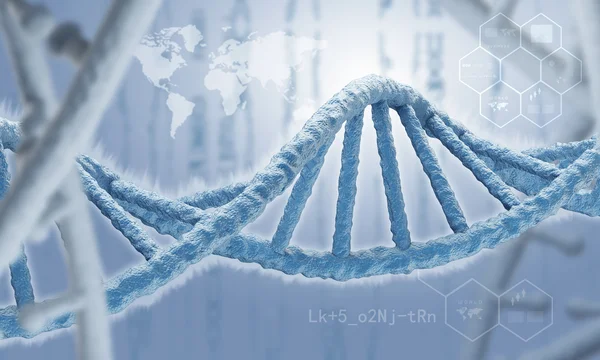 DNA-molecule — Stockfoto