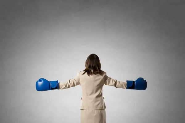 She is fighter — Stock Photo, Image