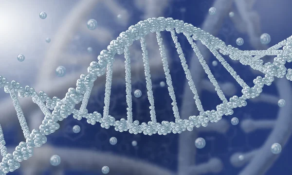 Молекула ДНК — стоковое фото