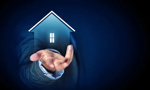 Concepto de seguro inmobiliario — Foto de Stock