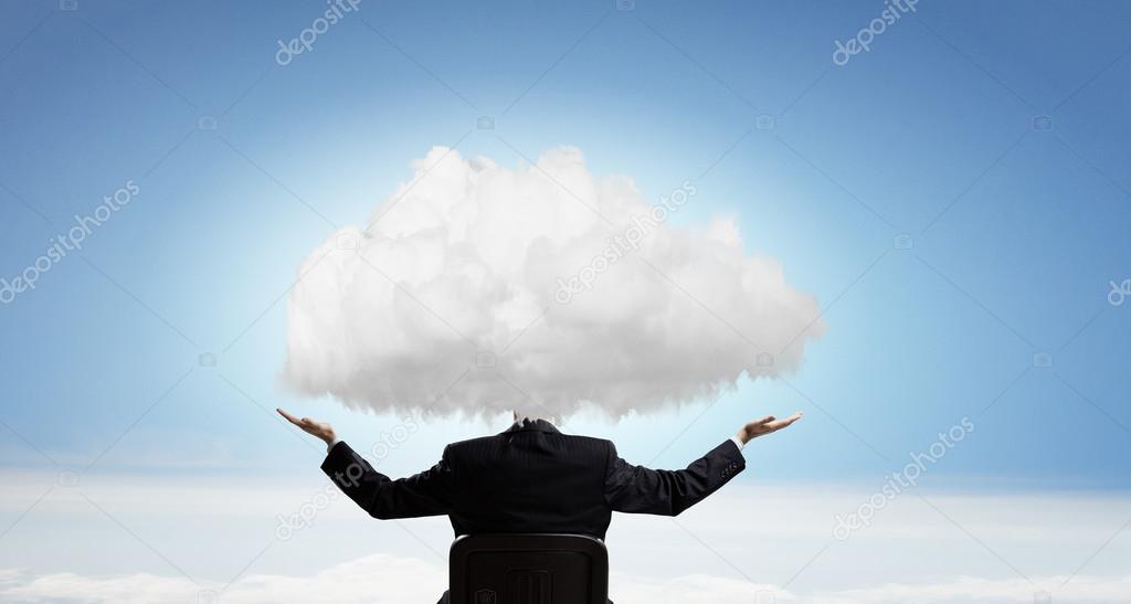 With ones head in clouds
