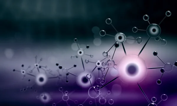 Molekula řetěz — Stock fotografie