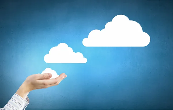 Il cloud computing — Foto Stock