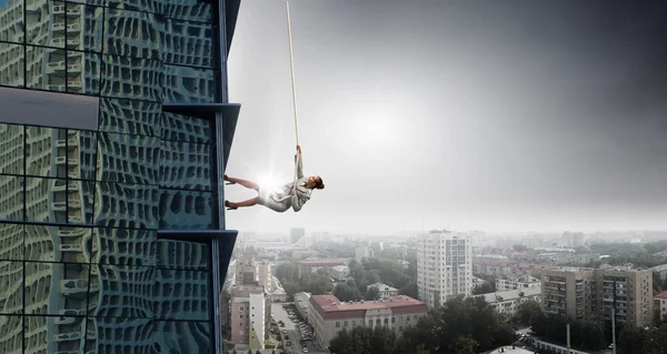 Raggiungere la cima — Foto Stock