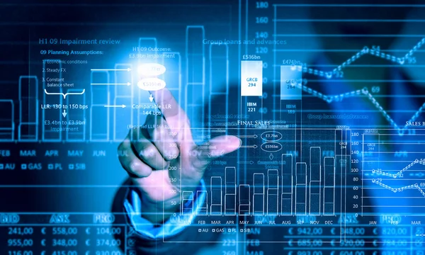 사용 중인 디지털 technlogies — 스톡 사진