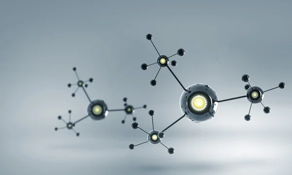 Molekula-lánc — Stock Fotó