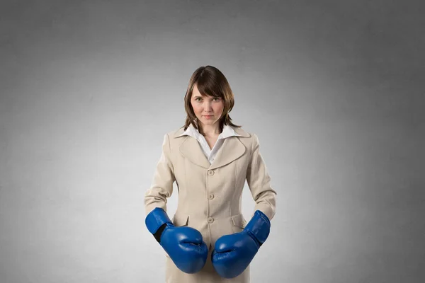 She is fighter — Stock Photo, Image