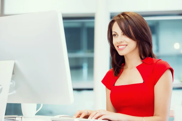 Modern successful business woman — Stock Photo, Image