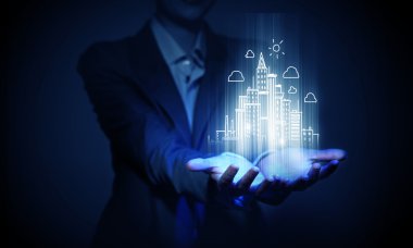 İnşaat tasarım sunan