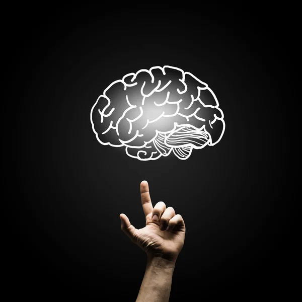Ανθρώπινο μυαλό — Φωτογραφία Αρχείου