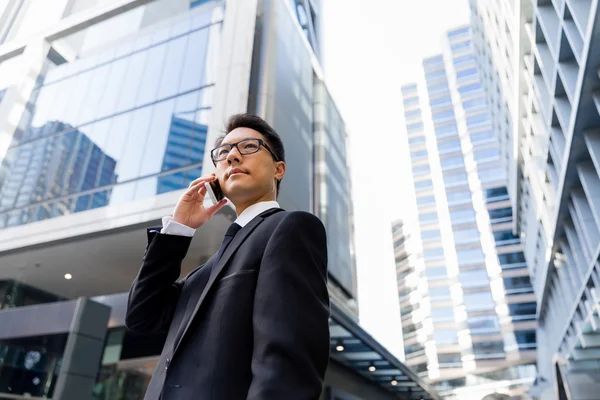 Estou sempre em contato com a empresa ny — Fotografia de Stock