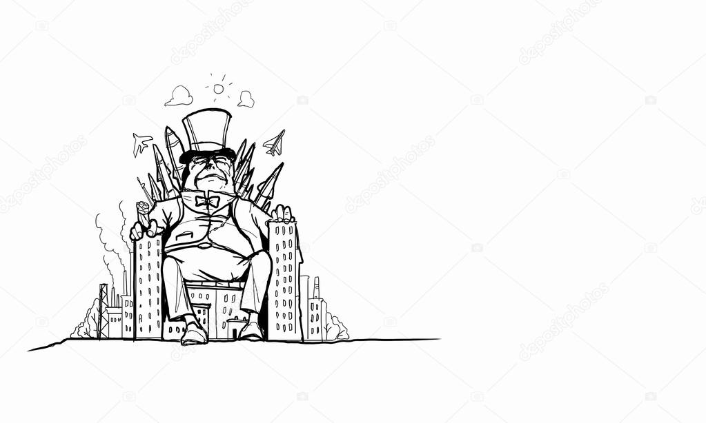 Cartoon witzig — Stockfoto © SergeyNivens