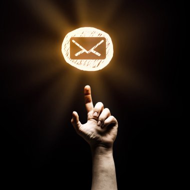 Parmak dokunmatik simgesi