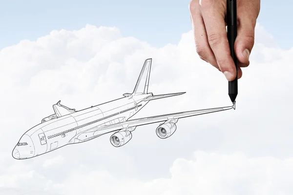 Airplane design — Stock Photo, Image