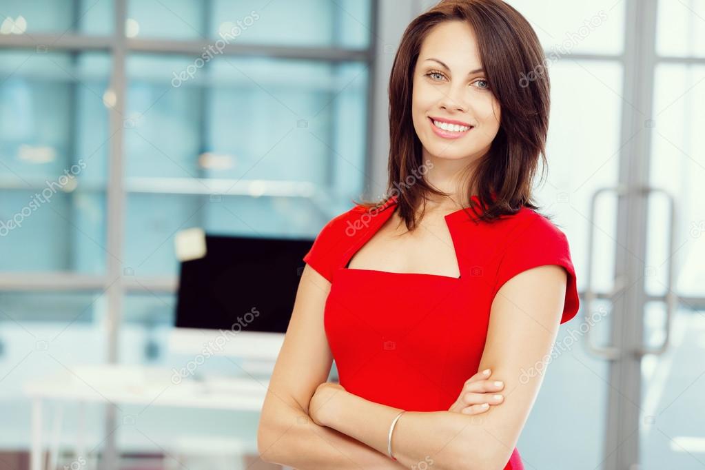 Modern successful business woman