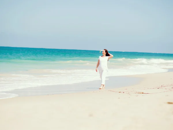 Belo dia na praia — Fotografia de Stock