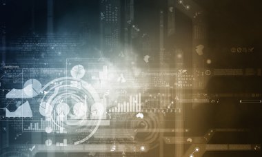 İş dijital arka plan