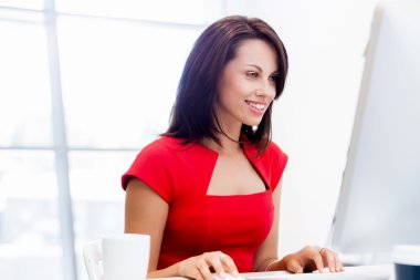 Modern başarılı iş kadını